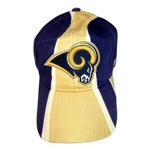NFL Equipment Reebok St. Louis Rams Adjustable Ball Cap Embroidered Details OS